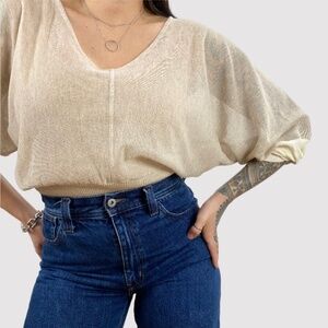 Stefano mortari semi sheer top